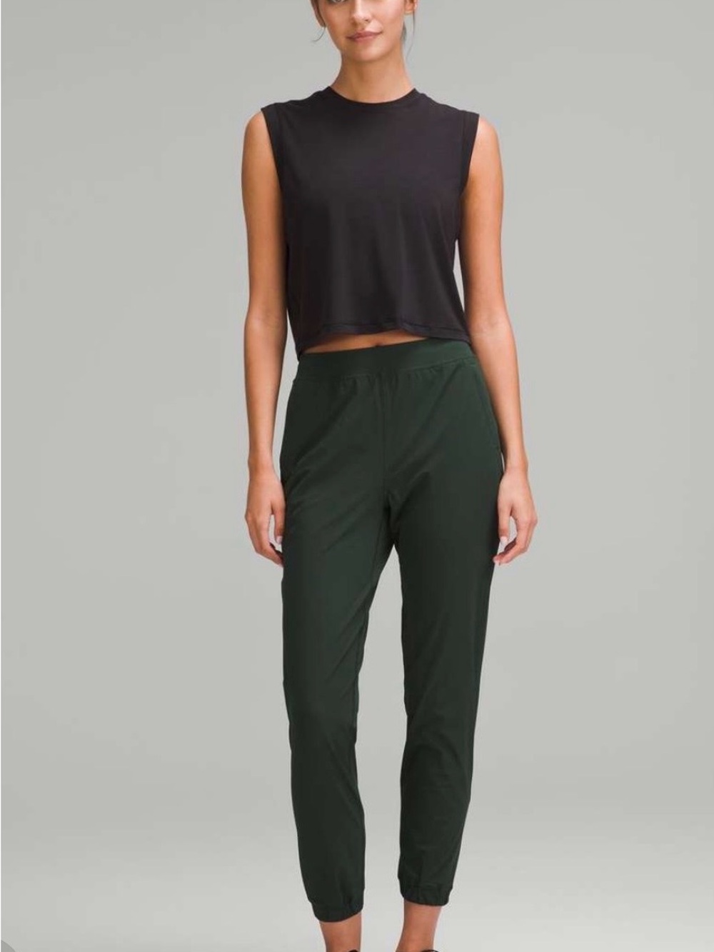 lululemon athletica Forest Green Track Joggers
